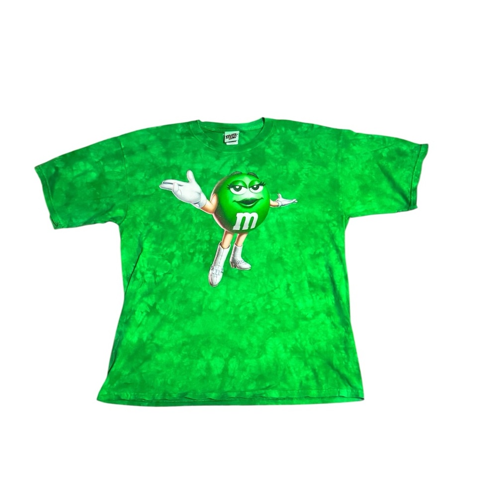 Vintage green M&M graphic tee